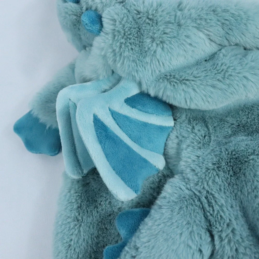 Douglas Blue Dragon Sshlumpie Baby Plush Stuffed Lovey Blanket Toy New with Tags